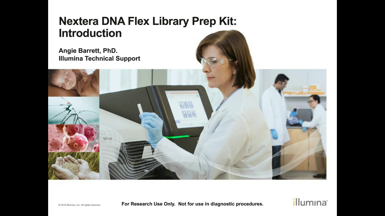 introduction to the nextera dna flex library prep kit