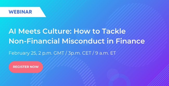 AI Meets Culture: How to Tackle Non-Financial Misconduct in Finance