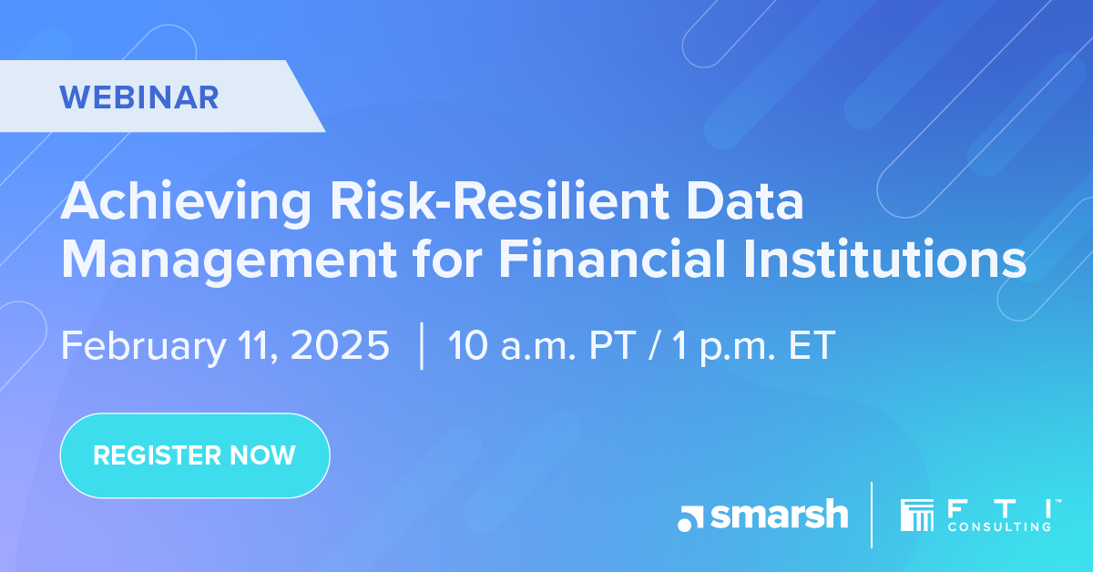 Achieving Risk-Resilient Data Management for Financial Institutions