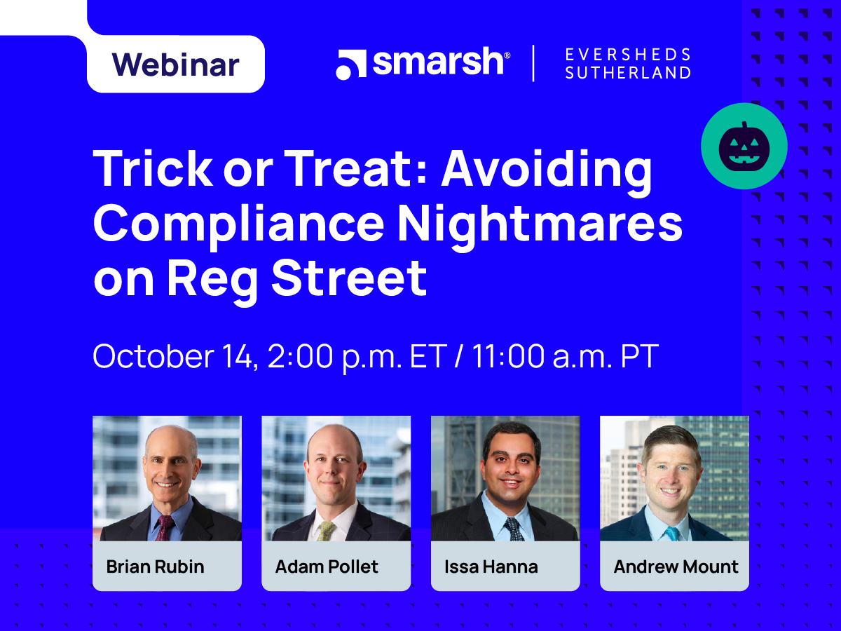 Trick or Treat: Avoiding Compliance Nightmares on Reg Street